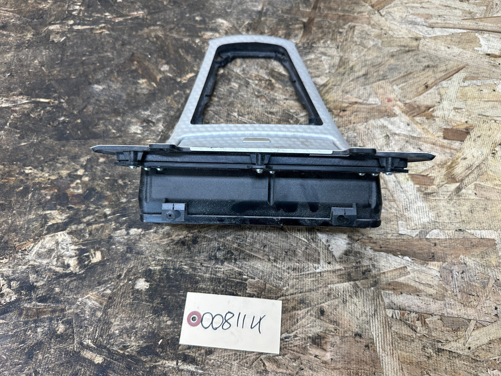 BMW 2003-2010 E83 X3 CENTER CONSOLE SHIFTER BEZEL TRIM SILVER PEARL OEM 3411706