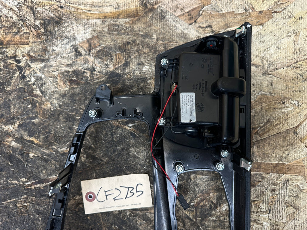 BMW 2010-2016 F10 5 SERIES SHIFTER BEZEL TRIM+CUP HOLDERS OEM 9206389