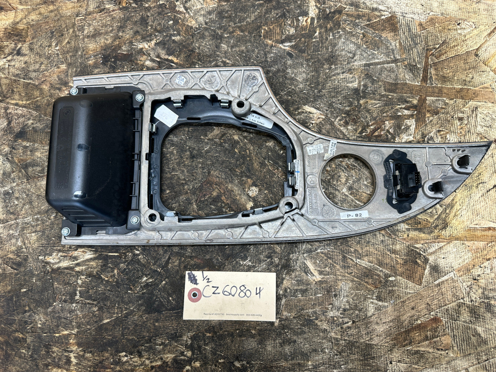 BMW 2007-2010 E60 5 SERIES SHIFTER BEZEL+VENT+LIGHTER TRIM PIECE SET 6970267