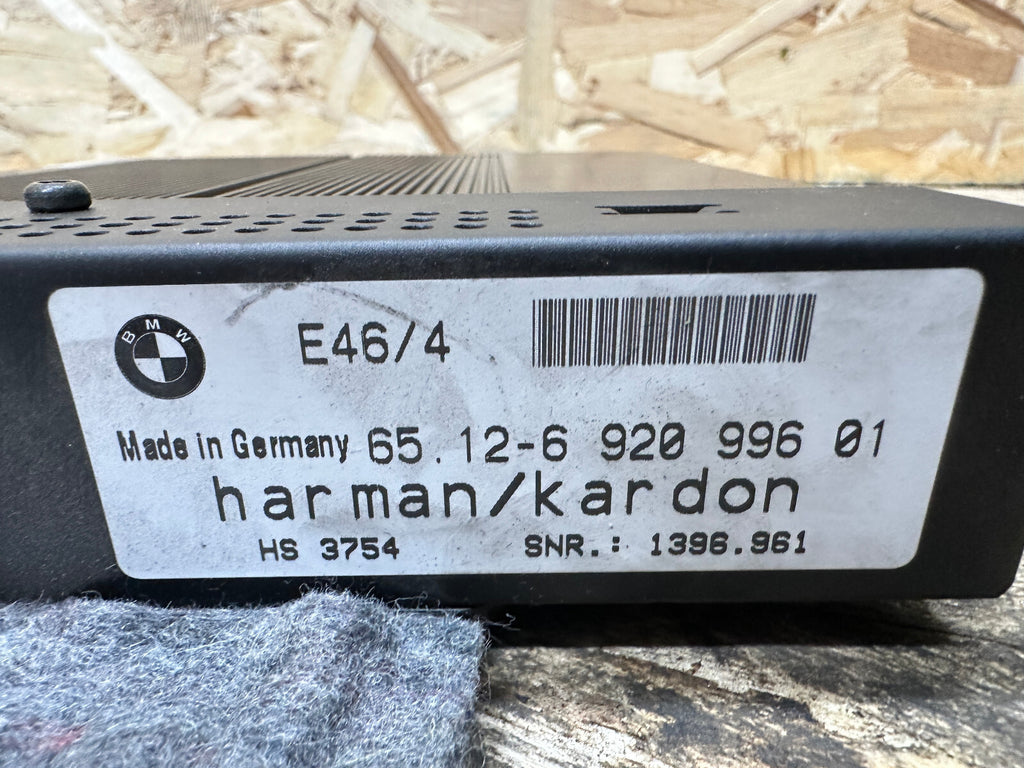 BMW 1999-2005 E46 3 SERIES AUDIO AMPLIFIER HIFI HARMAN KARDON OEM 6920996