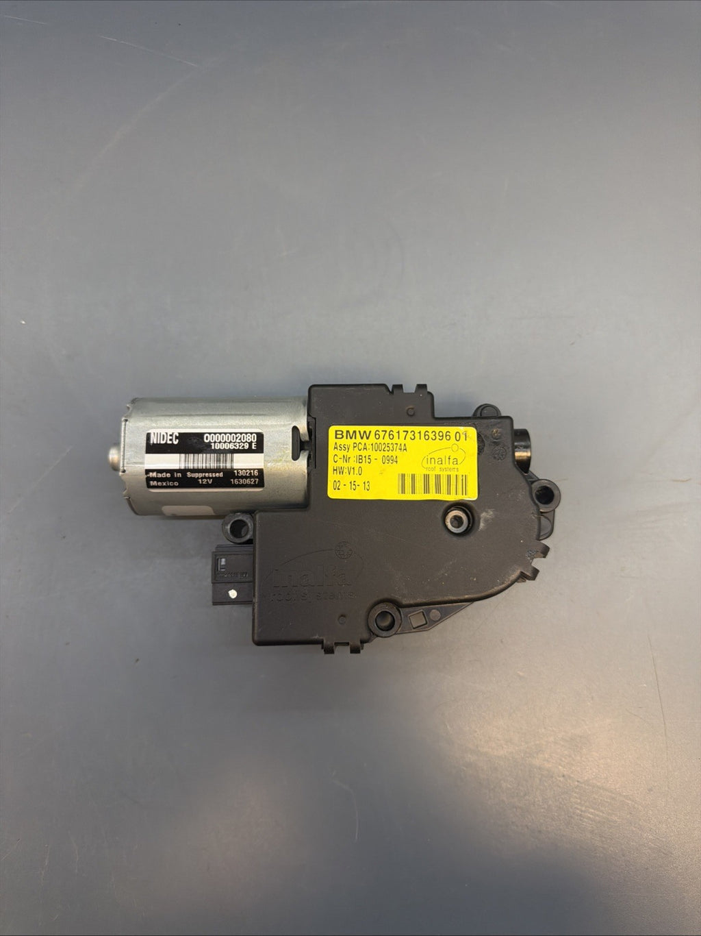 2011-2018 BMW X1 X3 X4 X5 Panoramic Sunroof Drive Motor 7316396 OEM