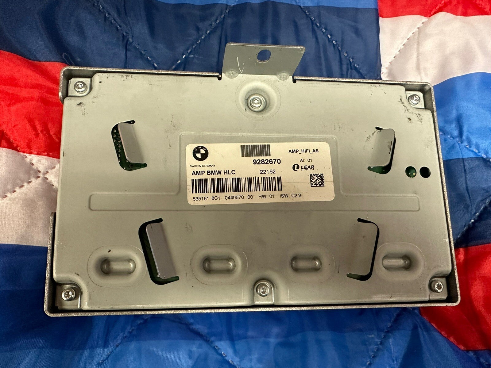 12-19 BMW F30 3 SERIES HiFi AMPLIFIER AUDIO SOUND SYSTEM MODULE UNIT OEM 9282670