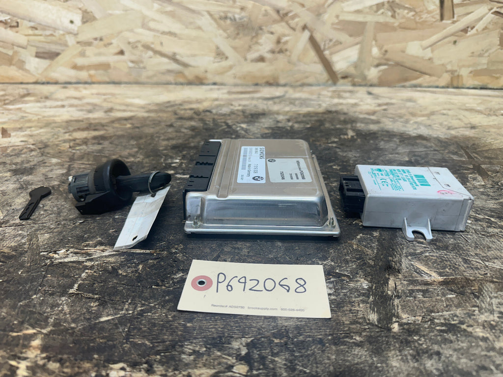 BMW 99-03 Z3 3/5 SERIES M54 ENGINE ECU(DME)+CAS+KEY  SET OEM 7519308 MS43