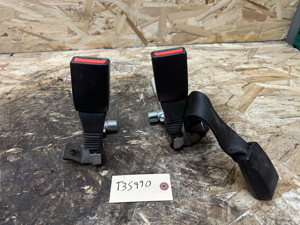 BMW 2006-2012 E90 REAR SEAT BELT BUCKELS+SRS SYSTEM TENSIONER SET OEM 6975364