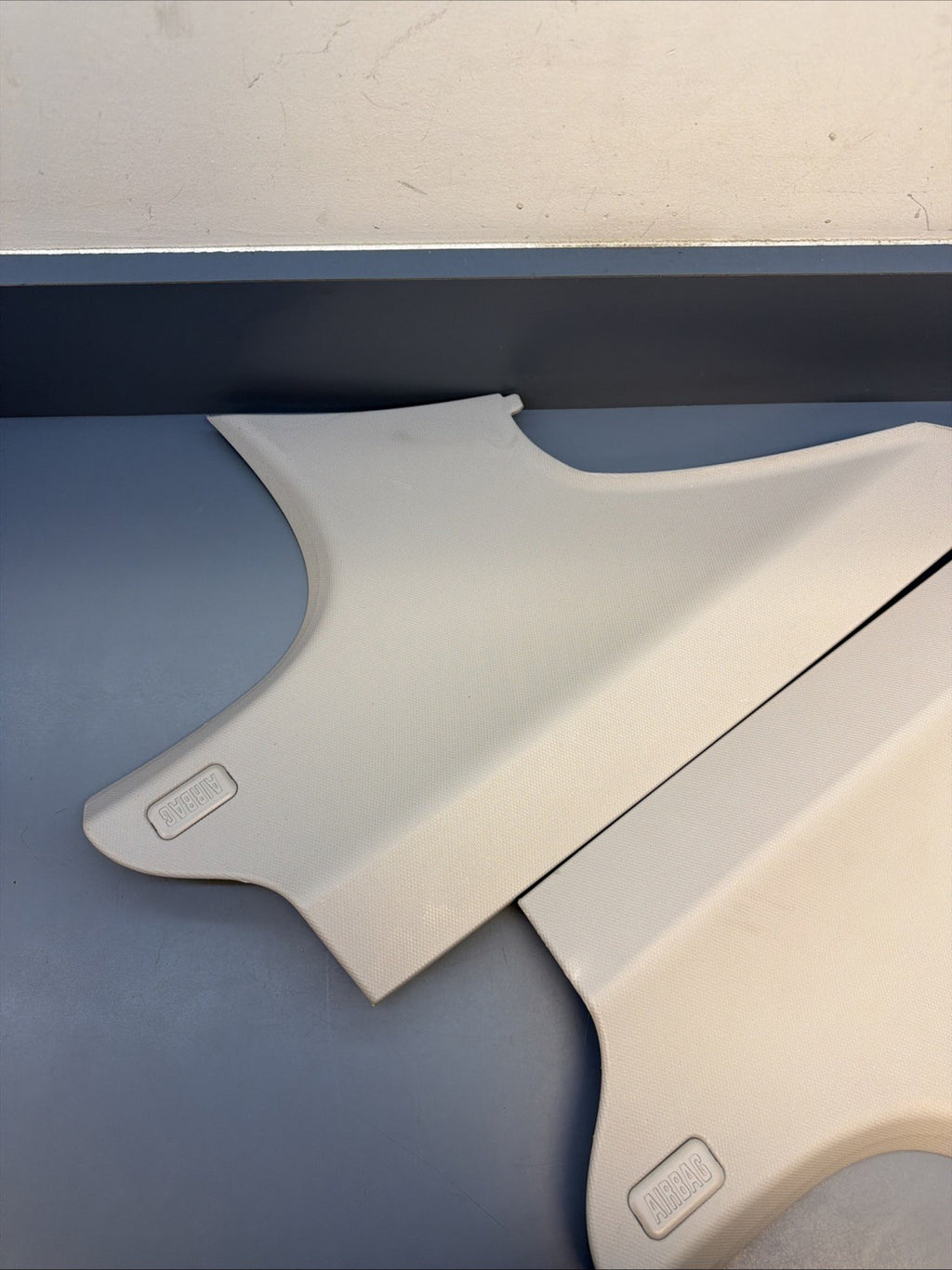 09-12 BMW E90 3 Series Rear Left & Right C Pillar Trim Set Gray 7249660 7249659