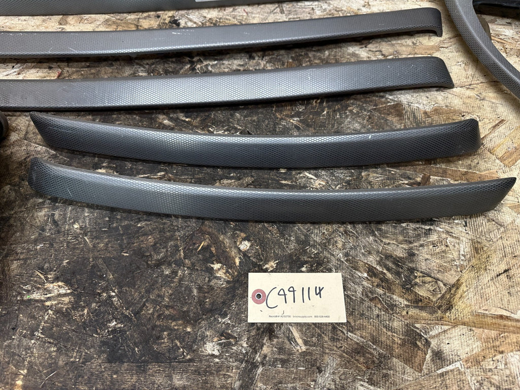 BMW 2006-2013 E92 ALUMINUM HEXAGON INTERIOR TRIM SET 8 PIECES OEM