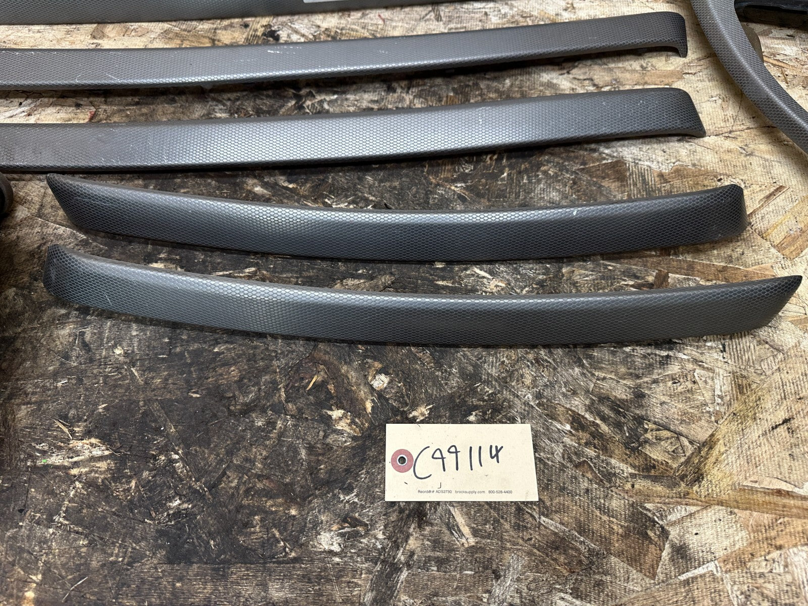 BMW 2006-2013 E92 ALUMINUM HEXAGON INTERIOR TRIM SET 8 PIECES OEM