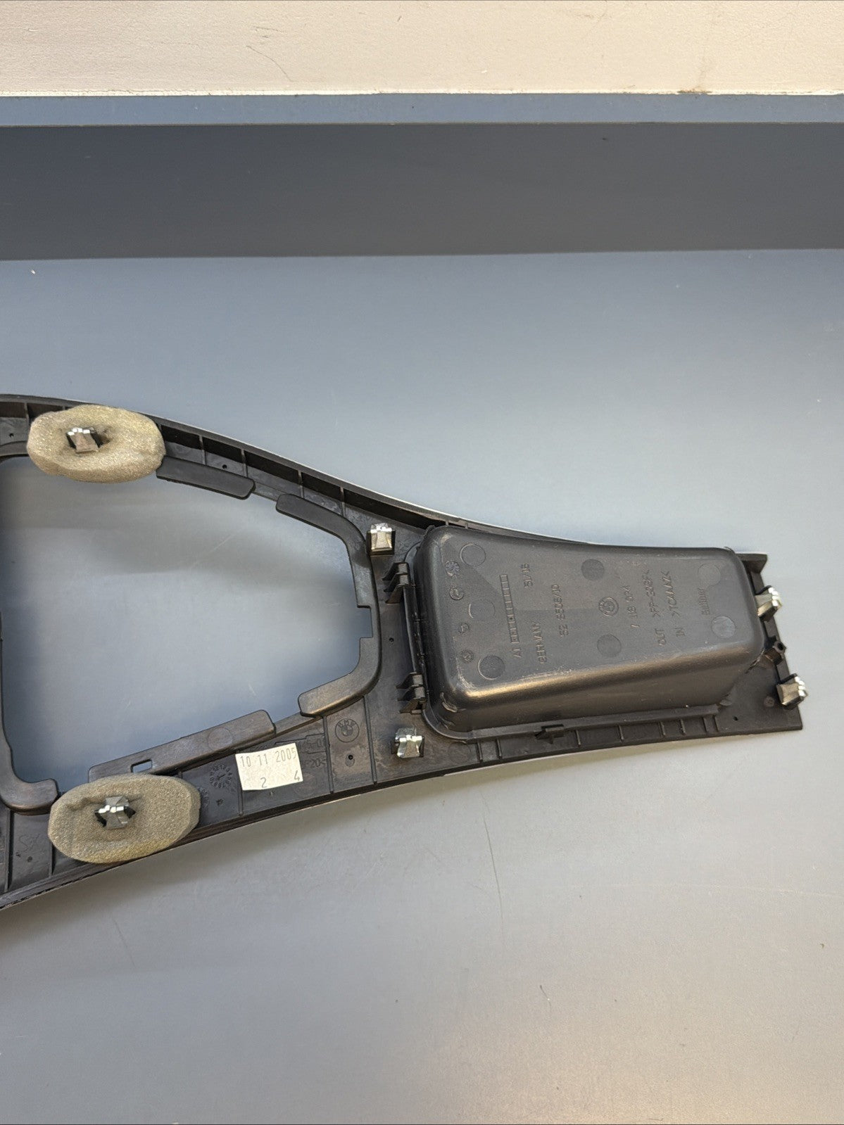 07-13 BMW E90 E92 328i 335i CENTER CONSOLE ALUMINUM TRIM OEM 7078571