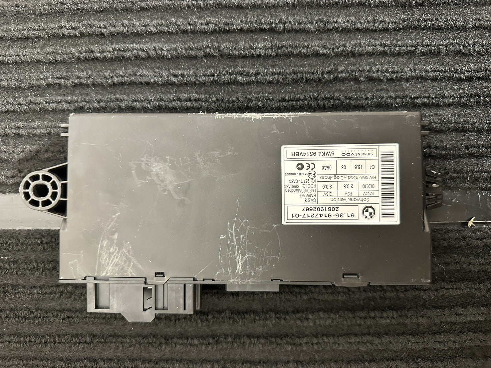 BMW 128 328 528 N52 ENGINE DME ECU ENGINE COMPUTER CAS LOCK KEY SET MSV80 OEM