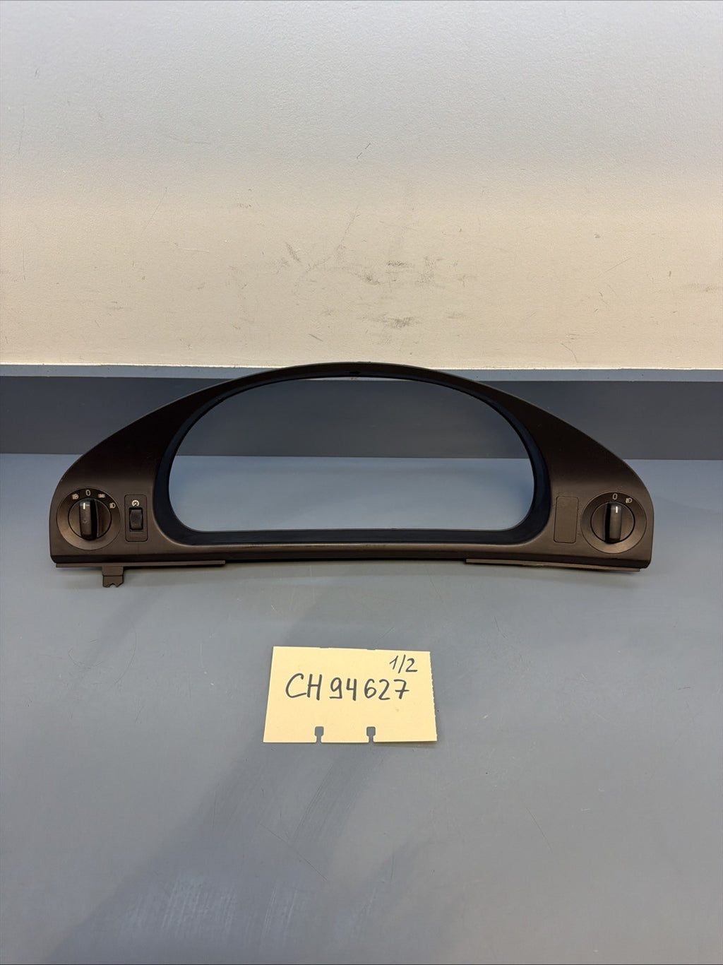 97-03 BMW E39 5 SEREIS Speedometer Cluster Trim Bezel w/ Switches Black 8159735