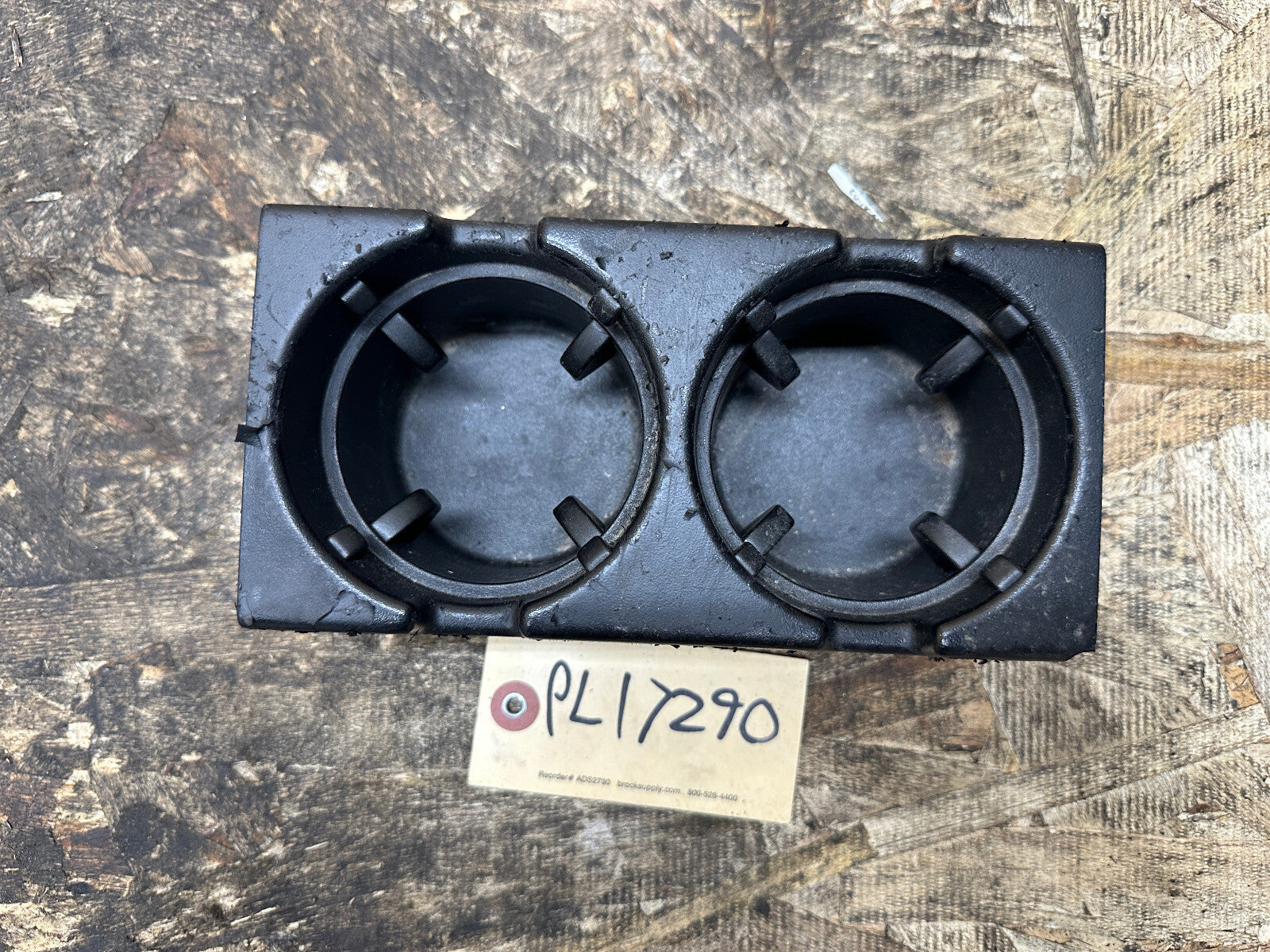 BMW 97-06 E46 3 SERIES CENTER BLACK CUP HOLDER TRIM PIECE OEM 8248504