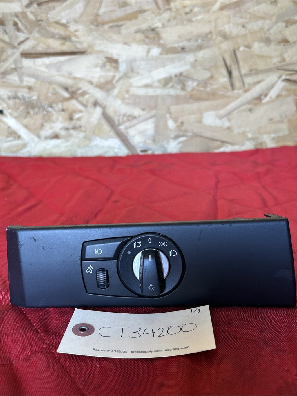 08-10 BMW E60 E61 528I 530I 535I 550I HEADLIGHT FOGLIGHT CONTROL SWITCH 6988553