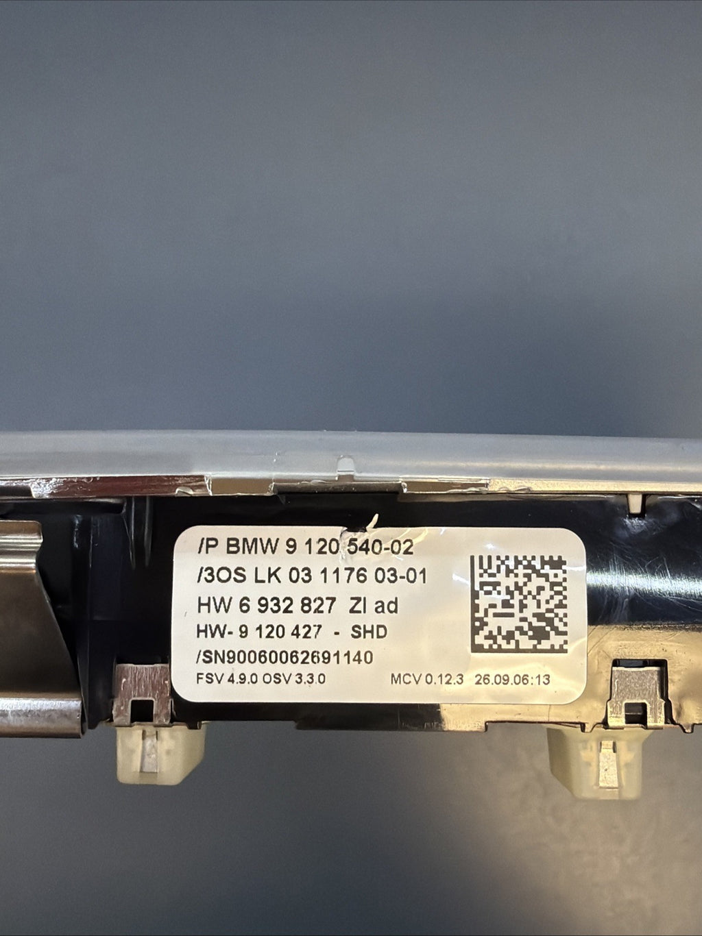 06-13 BMW 328i 335i E90 E92 Front Map Light Overhead Dome GREY 9120540