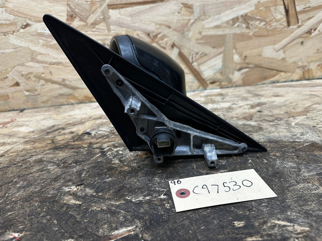 BMW 2006-2012 E90 LCI 3 SERIES FRONT LEFT DRIVER SIDE MIRROR BLACK OEM 7182695