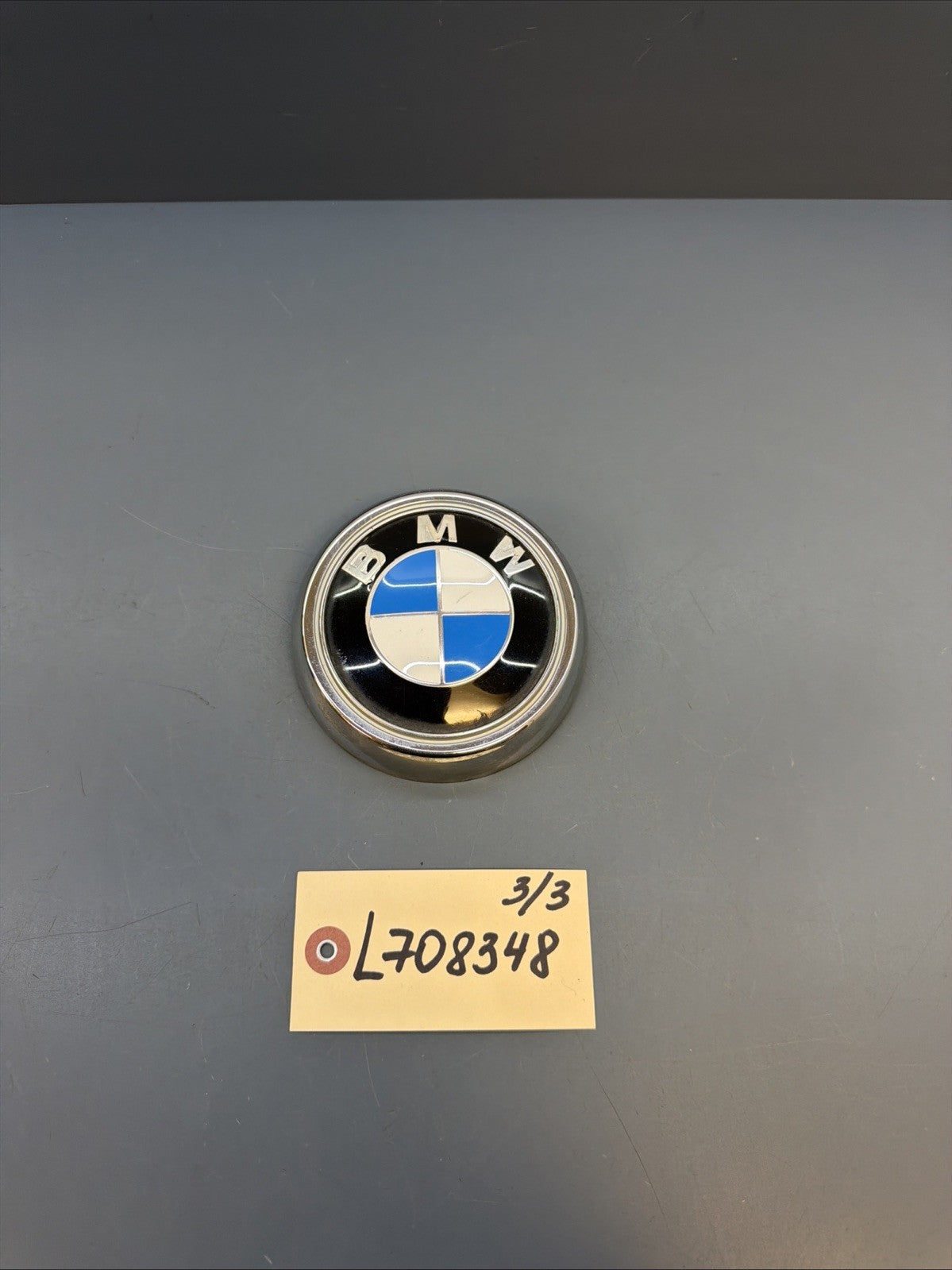 BMW 2011-2017 X3 Rear Trunk Emblem 7285477-04 4" Diameter - OEM