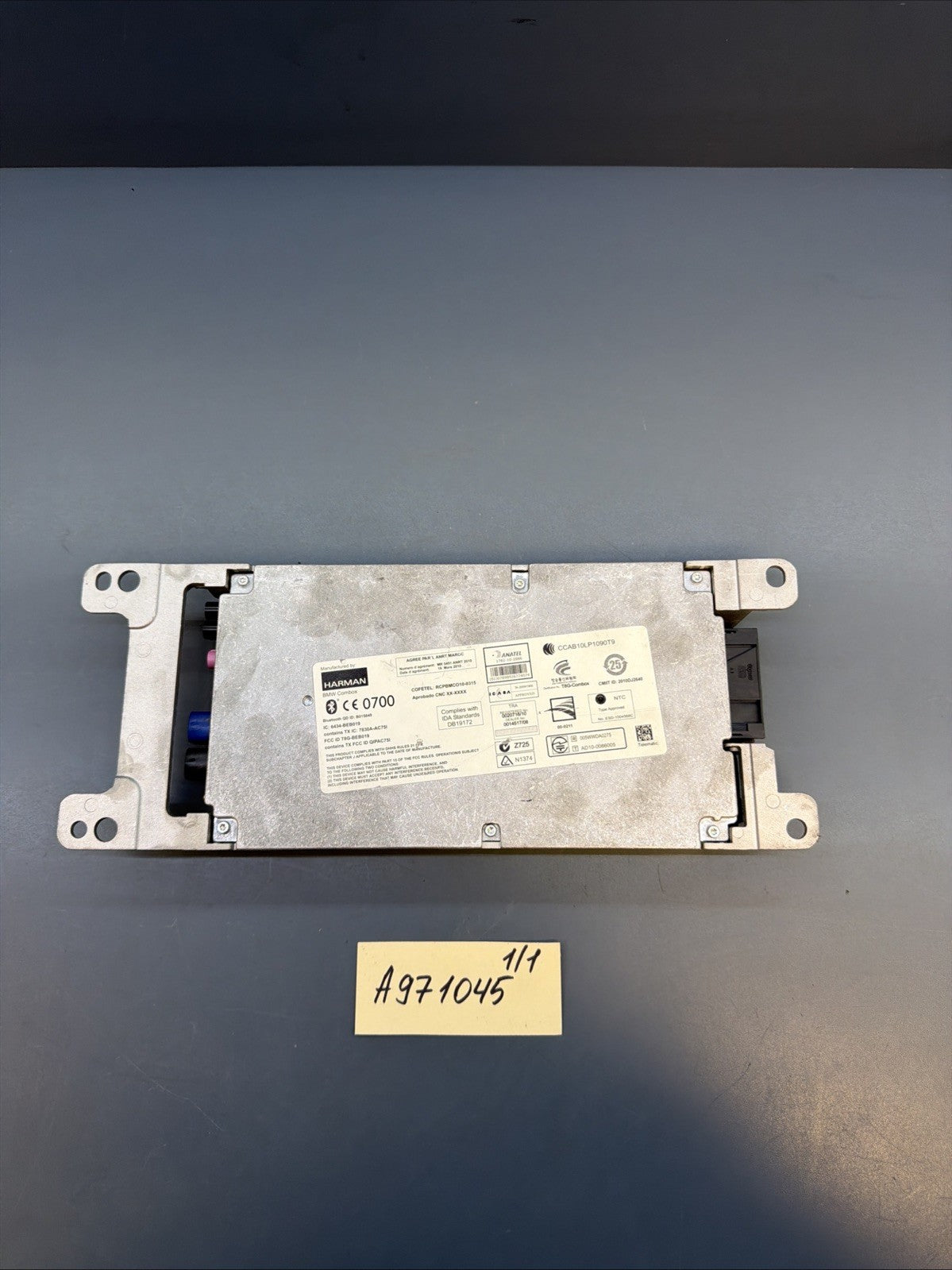 11-13 BMW E90 E92 E93 335i GPS COMBOX TELEMATICS CONTROL MODULE 9248182 OEM
