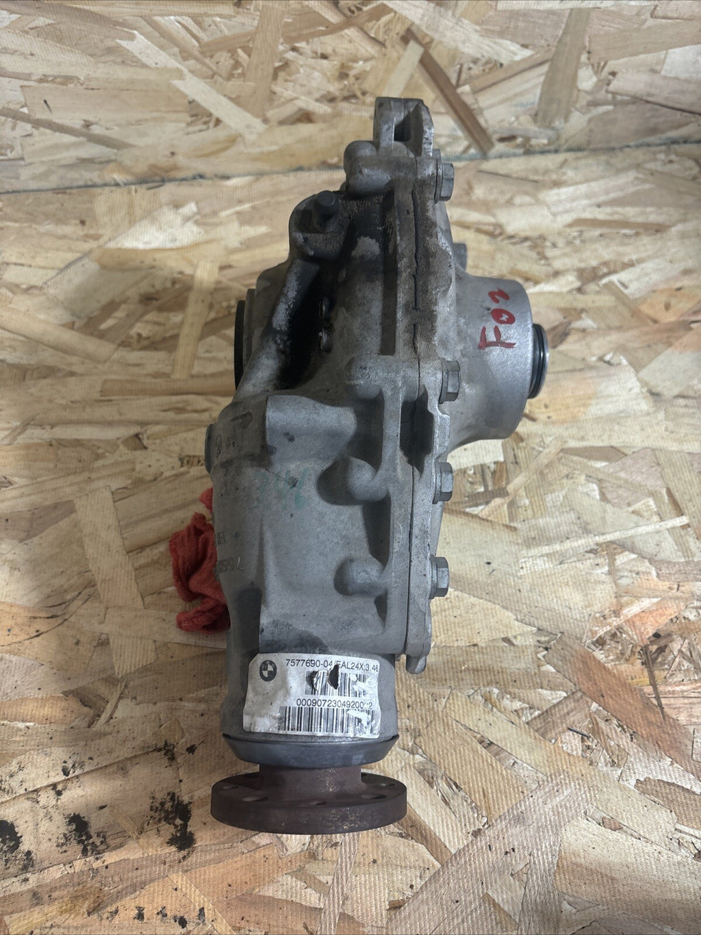 2010 750 F02 Front Differential Carrier Final 3.46 Drive AWD Diff OEM BMW