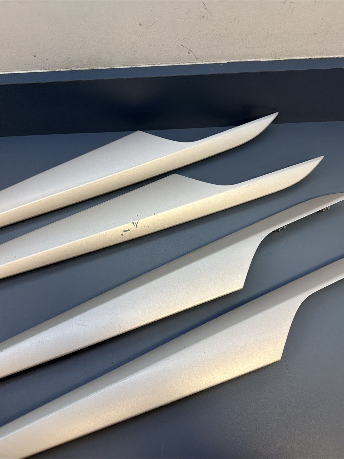 2013-2015 BMW X1 E84 Front Door Trim Cover Panel SILVER Set of 4 2991389 OEM