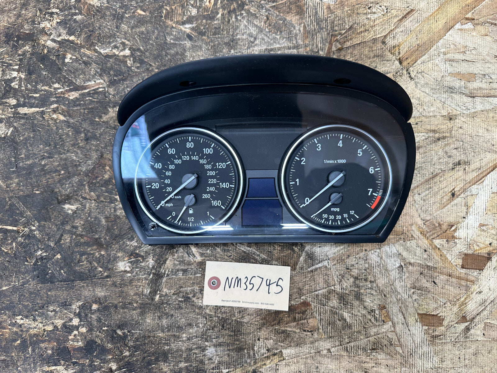 BMW 04-15 E90 3 SERIES E84 X1 SPEEDOMETER INSTRUMENT GAUGE CLUSTER MPH 9220984