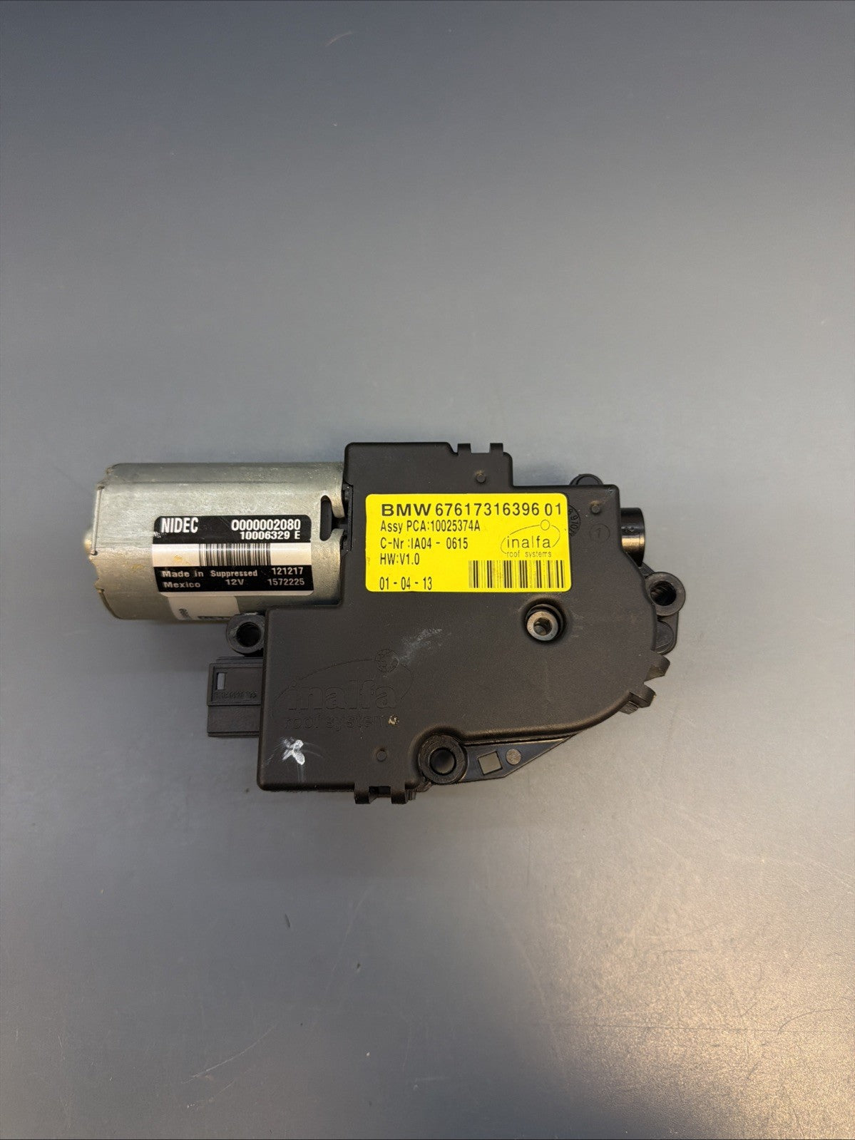 2011-2018 BMW X1 X3 X4 X5 Panoramic Sunroof Drive Motor 7316396 OEM