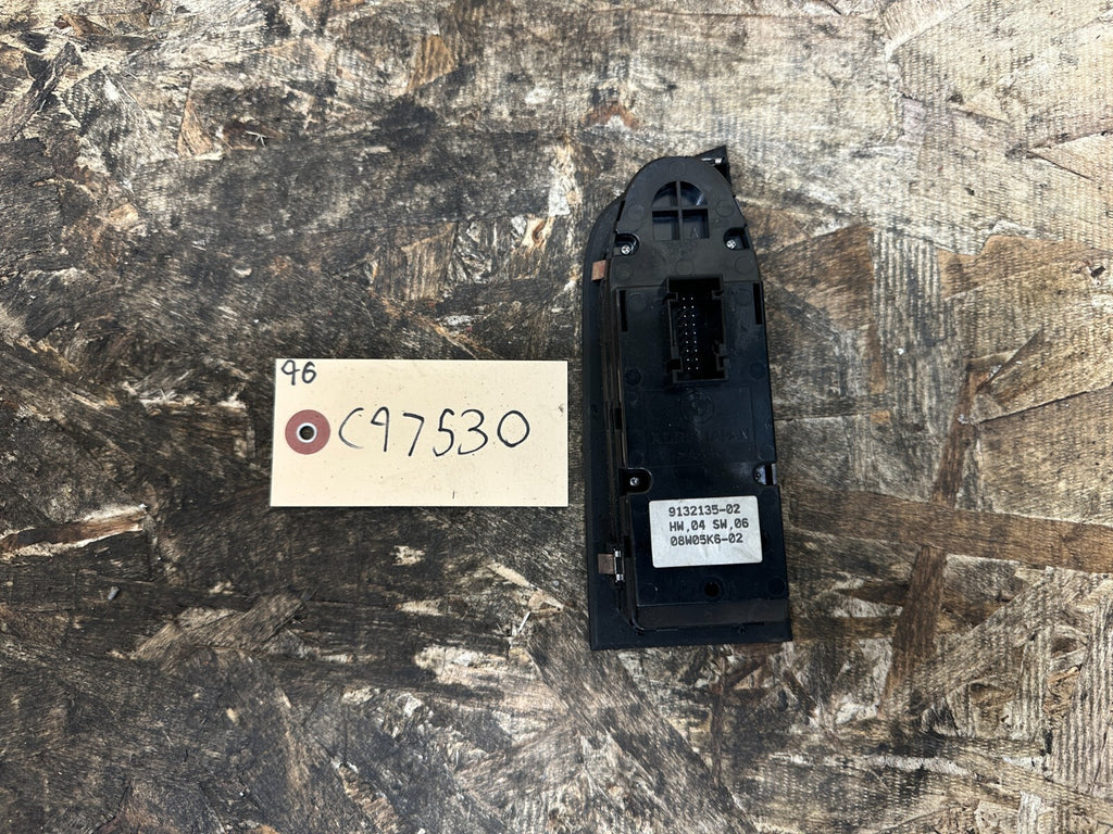 BMW 06-12 E90 LEFT DRIVER SIDE MASTER POWER WINDOW MIRROR SWITCHES OEM 9132135