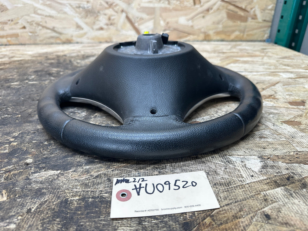 BMW 07-13 E90 E88 E82 1/3 SERIES BLACK LEATHER STEERING WHEEL OEM 3051626