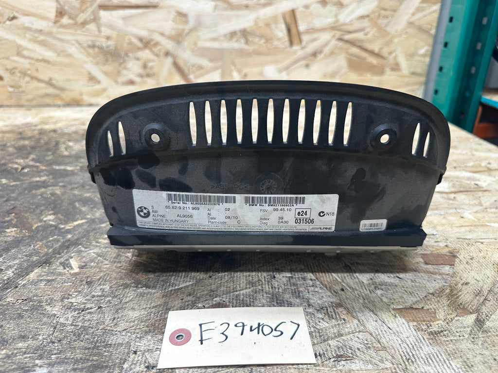 BMW 04-13 E90 E60 E63 3 5 6 SERIES iDRIVE NAVIGATION INFORMATION SCREEN 9211969