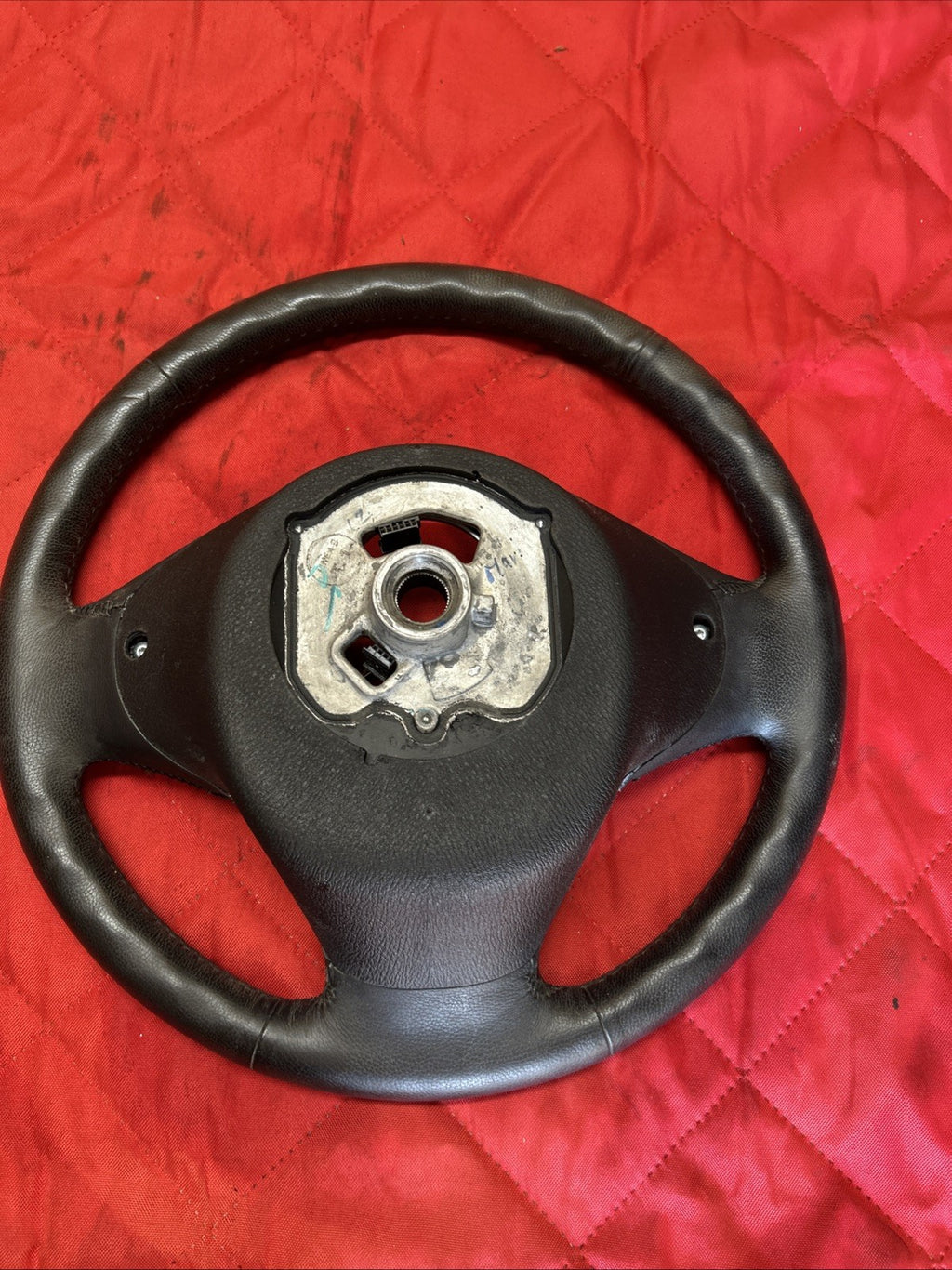 2011-2017 BMW X3 F25 OEM THREE SPOKE STEERING WHEEL Leather Heated 9385479