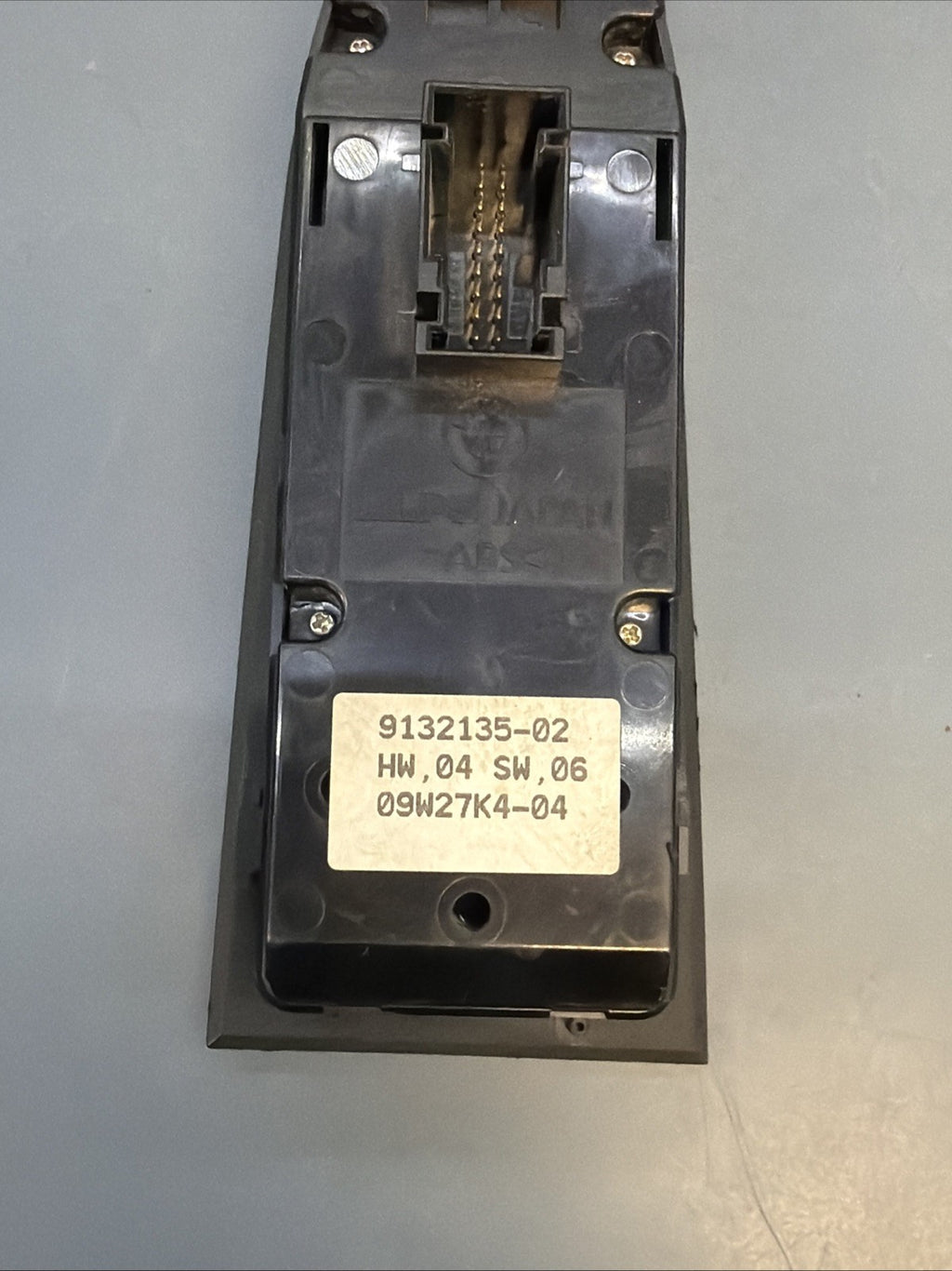 BMW 06-12 E90 LEFT DRIVER SIDE MASTER POWER WINDOW MIRROR SWITCHES OEM 9132135