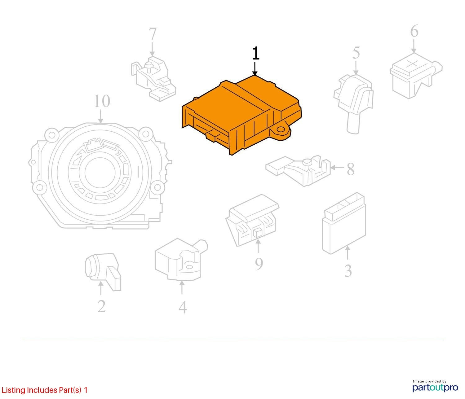 2017 - 2024 F39 DIAGNOSTIC CONTROL MODULE OEM 65779484304
