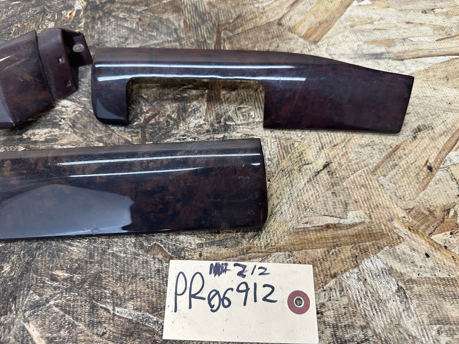 BMW 99-06 E46 6 PIECE BURLED WOOD INTERIOR TRIM SET OEM 8200720+8203826+MORE