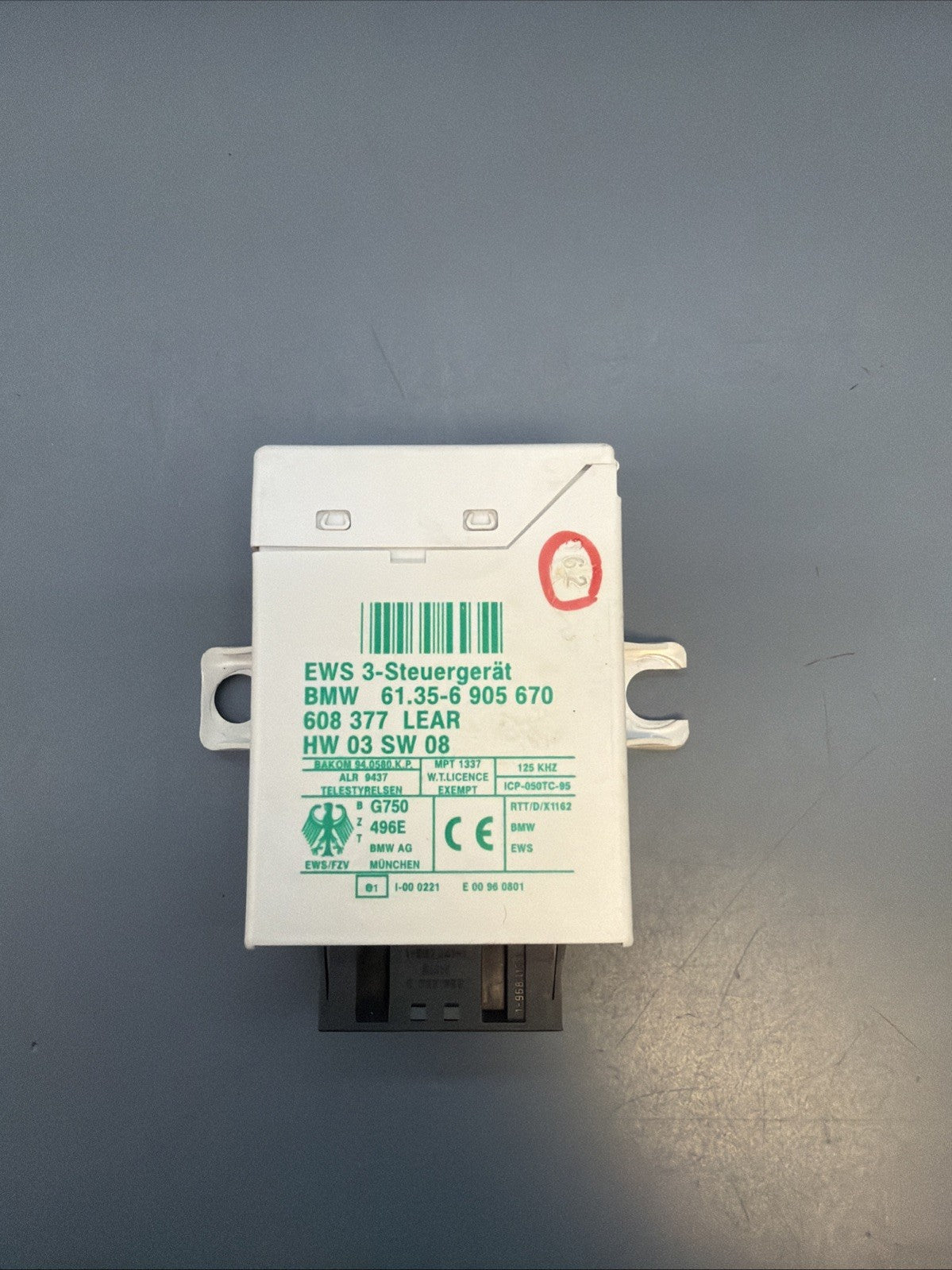 BMW 99-03 Z3 3/5 SERIES M54 ENGINE ECU(DME)+CAS+KEY SET OEM 7519308 MS43