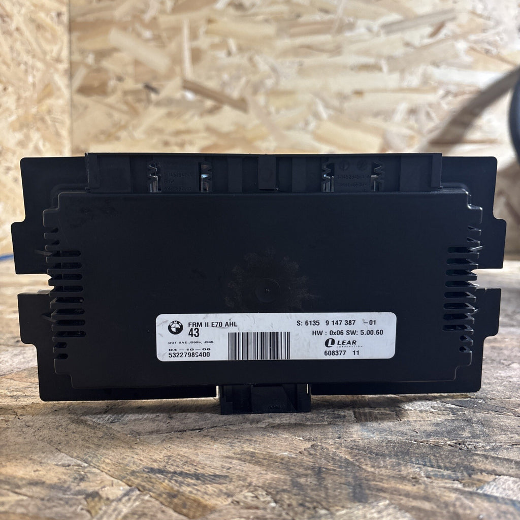BMW E70 E71 Footwell Headlight Module Control Unit FRM2 AHL Computer OEM 9147387