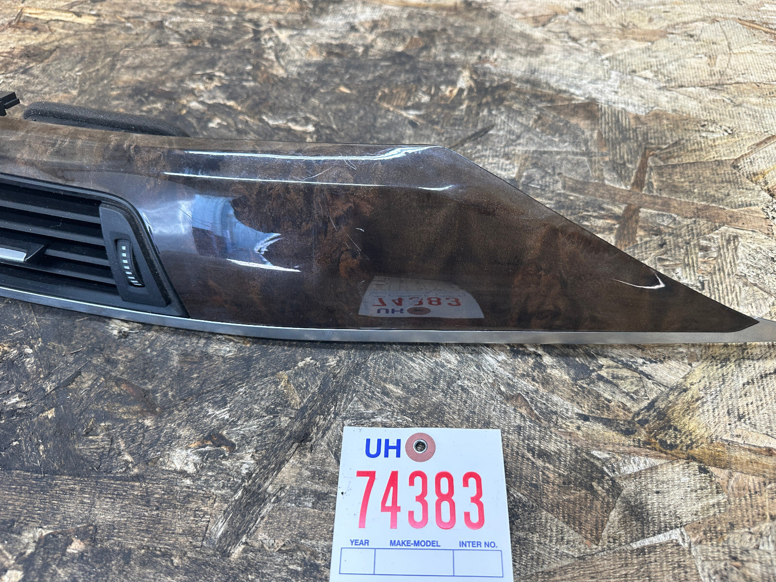 BMW 2011-2015 F30 F32 3 4 SERIES CENTER DASH VENT TRIM WOOD 9218552/27648710
