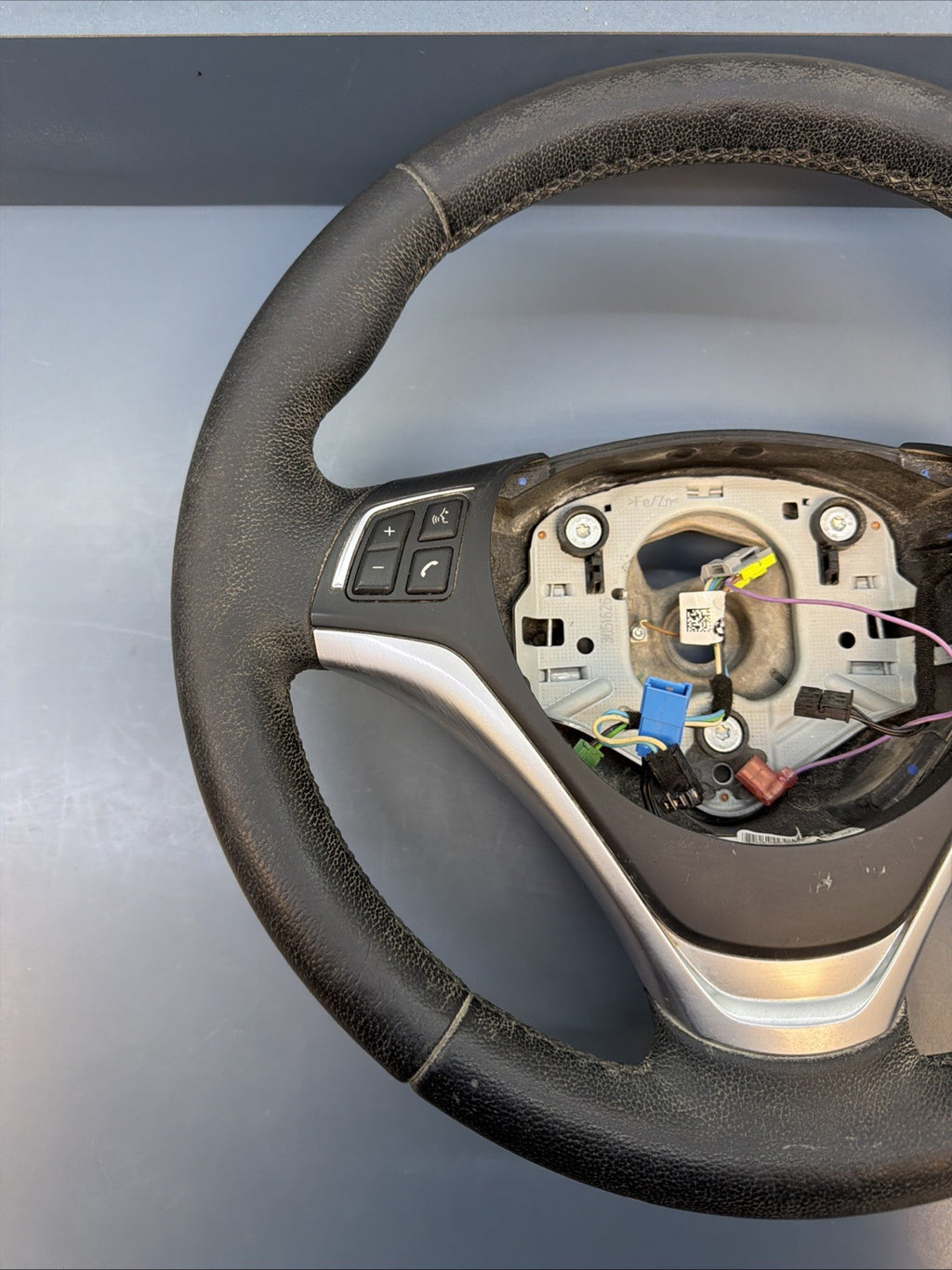 7-13 BMW X-1 Sport Steering Wheel Heated Leather W/O Paddles LCI OEM 6853133