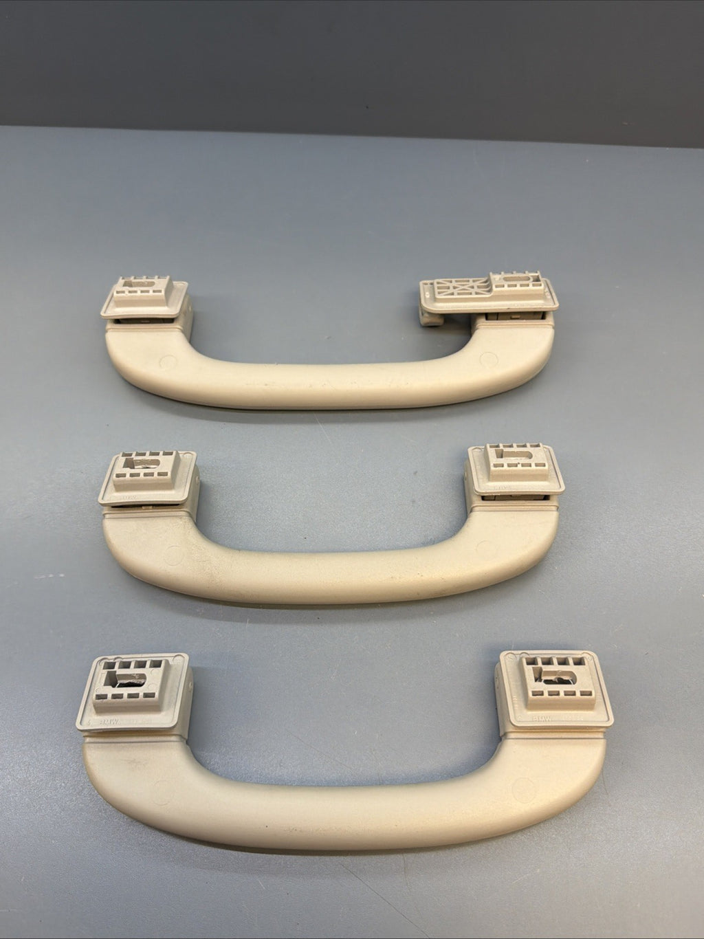 2011 - 2013 BMW X5 E70 Front / Rear Side Upper Roof Grab Handle Set of 3 OEM