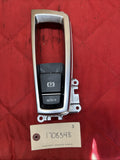 BMW 11-17 F25 X3 F1X 5 SERIES PARKING BRAKE SWITCH + TRIM SILVER OEM 9217594