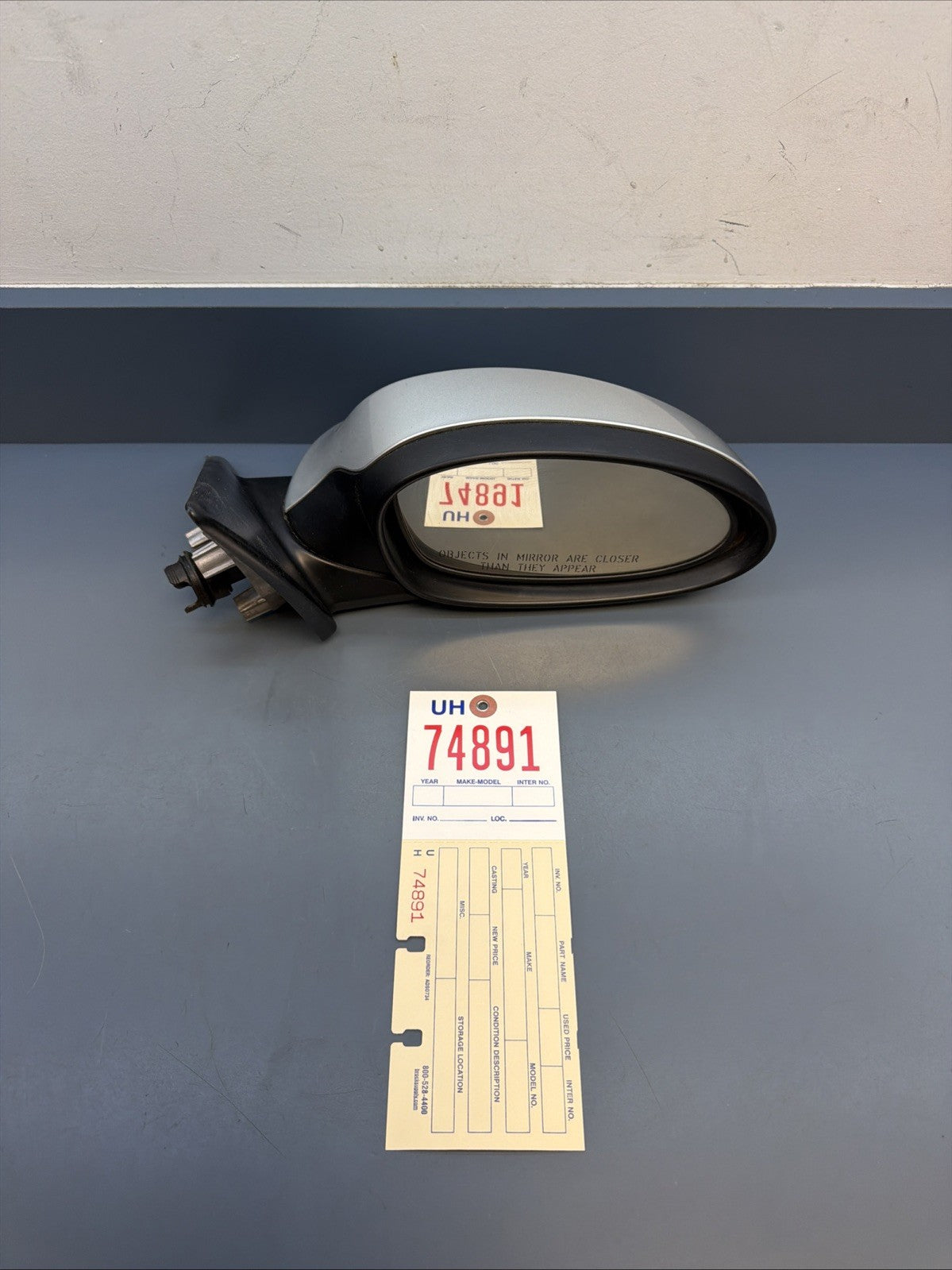 06-08 BMW E90 E91 328i Right Passenger Side Rear View Mirror Silver 010803 OEM