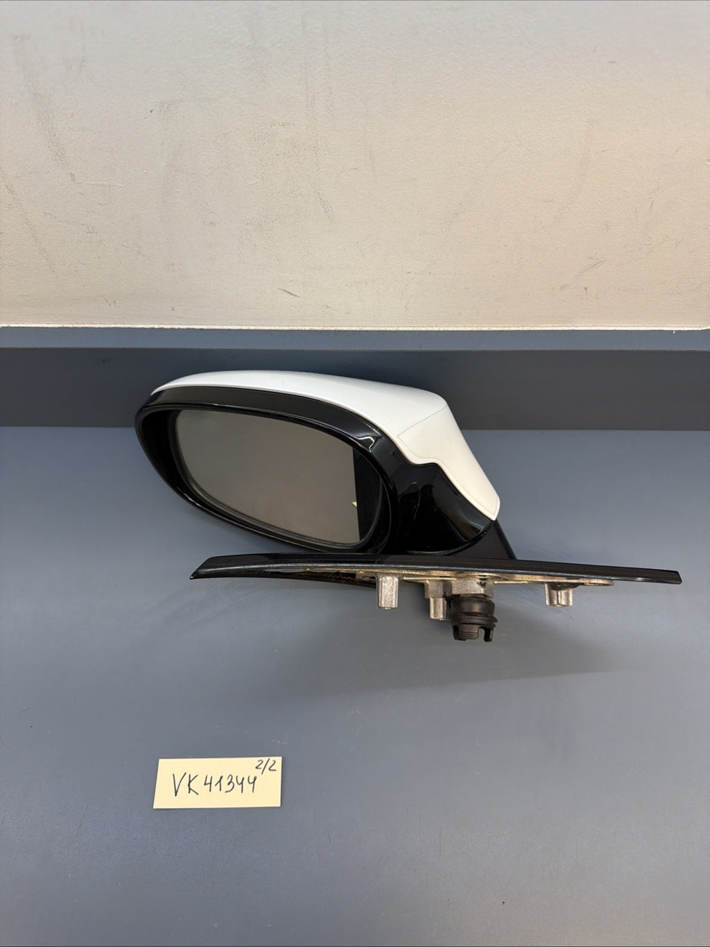 10-13 OEM BMW E88 E82 LEFT DRIVER Side Heated Mirror Assembly White 7282047