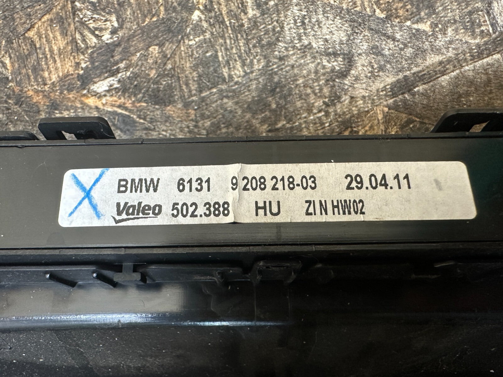 BMW 2007-2014 E70 X5 AC CLIMATE CONTROL MODULE+HILL DESCENT OEM 9234335