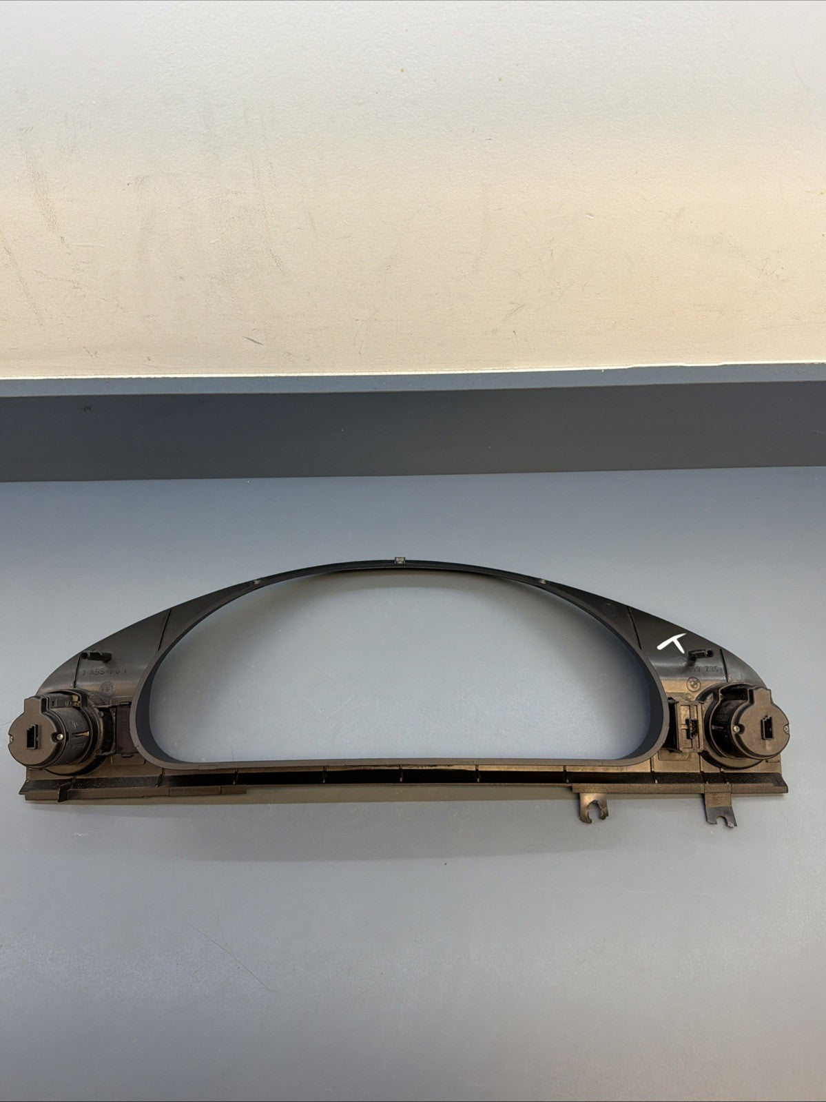 97-03 BMW E39 Speedometer Cluster Trim Bezel w/ Switches Black OEM 528i 540i