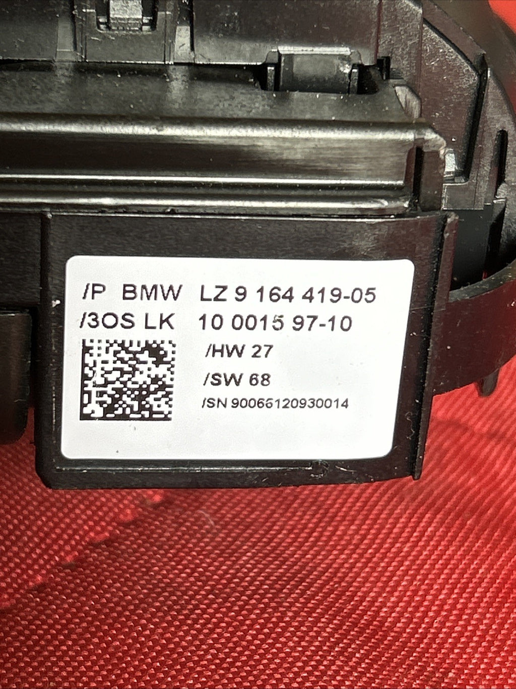 2007-2013 BMW X5 E70 Turn Signal Wiper Column Switch 9164419 OEM Used