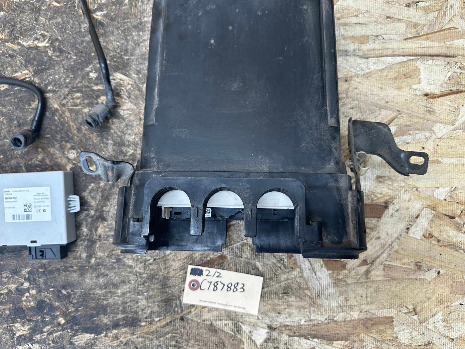 BMW 08-13 N63 ENGINE ECU/DME+CAS+KEY+HOUSING MSD85 SET 7633374+9268751
