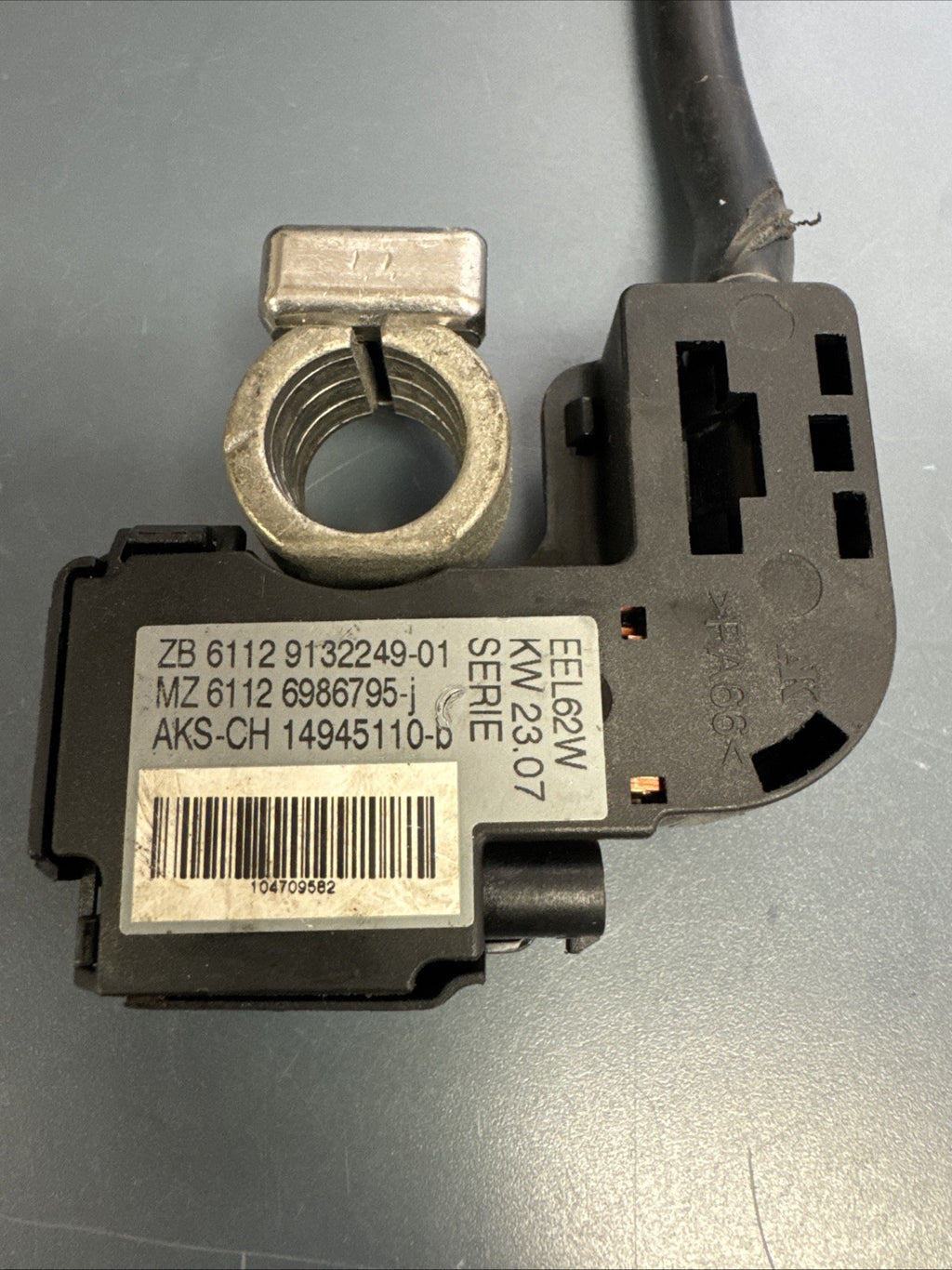BMW OEM E90 E70 E84 E87 E60 E63 REAR TRUNK BATTERY NEGATIVE CABLE IBS