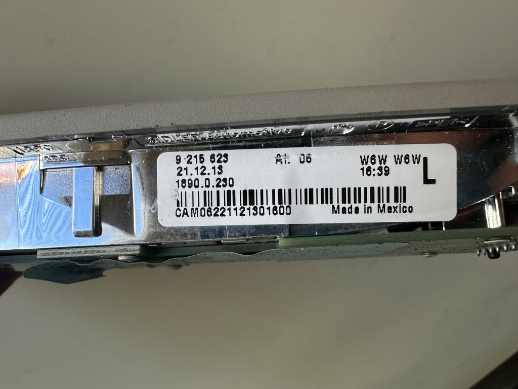 BMW 11-19 F25 X3 LEFT REAR DRIVER SIDE INTERIOR READING LIGHT GRAY OEM 9215623