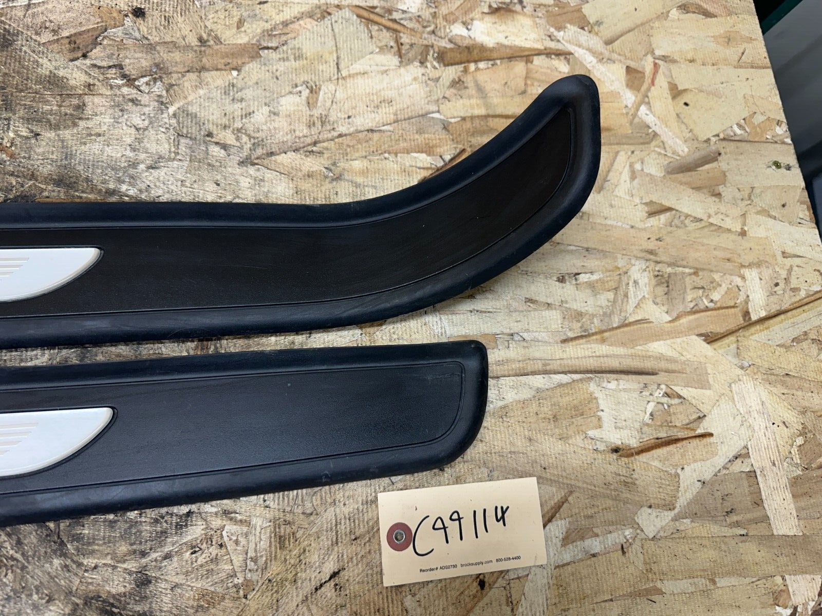 BMW 2006-2013 E92 INTERIOR LEFT+RIGHT DOOR SILL COVER M EDITION OEM 7900807/8