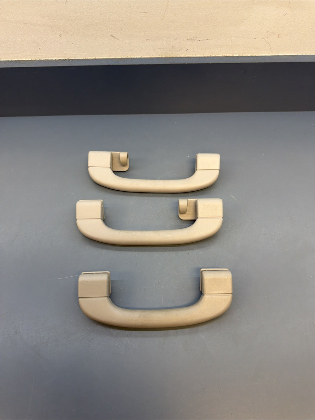 2011 - 2013 BMW X5 E70 Front / Rear Side Upper Roof Grab Handle Set of 3 GREY