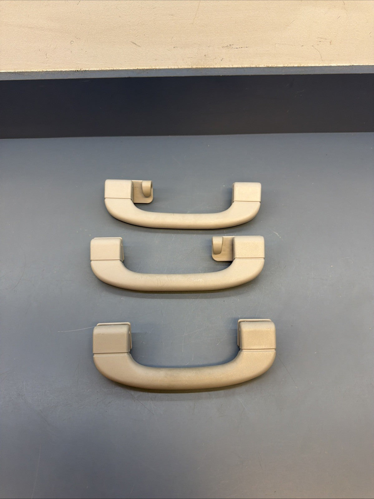 2011 - 2013 BMW X5 E70 Front / Rear Side Upper Roof Grab Handle Set of 3 GREY