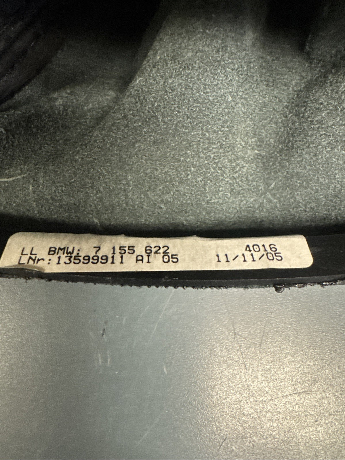 06-11 BMW E90 E92 E93 335i 325xi M3 Emergency Break Handle Boot 7155622 OEM