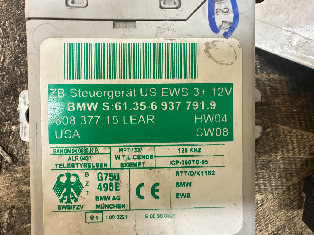 BMW 99-06 E46 E60 E83 3 5 SERIES X3 M54 ENGINE ECU+CAS+KEY 7548770 MS54.1